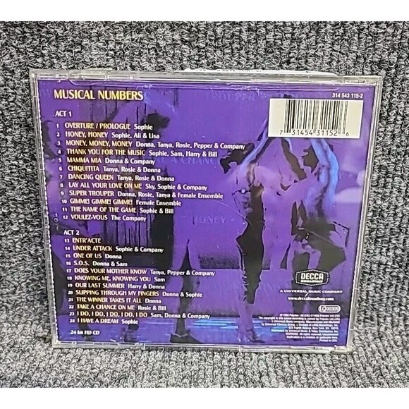 Mamma Mia! The Musical Based on the Songs of ABBA: Original Cast Recording 1999 - Picture 2 of 4